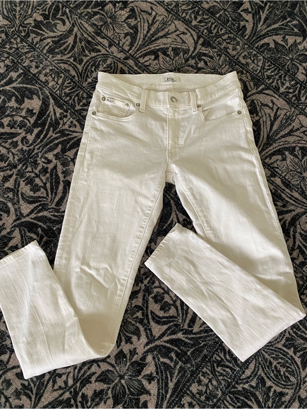 Ralph Lauren White Skinny Jeans - Women's Slim Fit